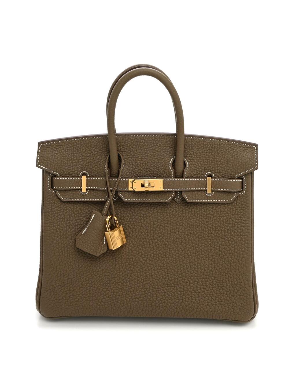 Hermes Togo Birkin 25 Etoupe #345620H28B